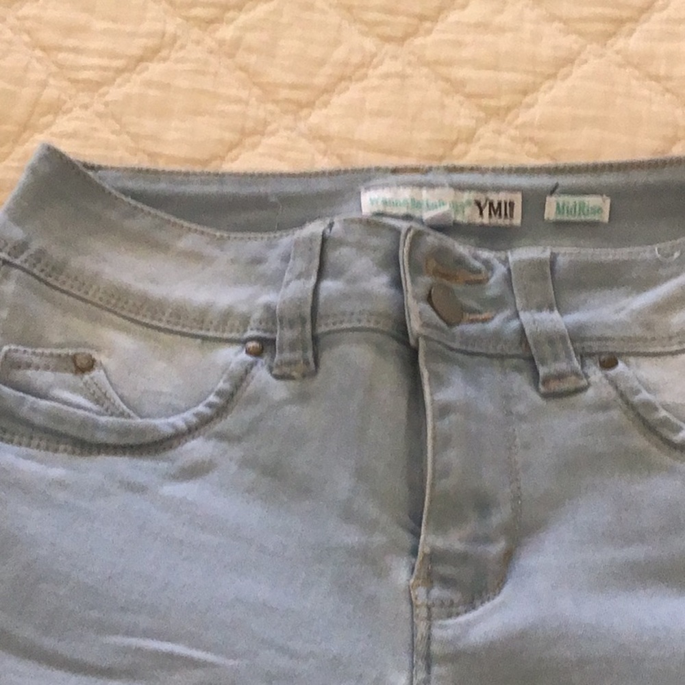 Brand new cuffed jean in a light denim.NWOT